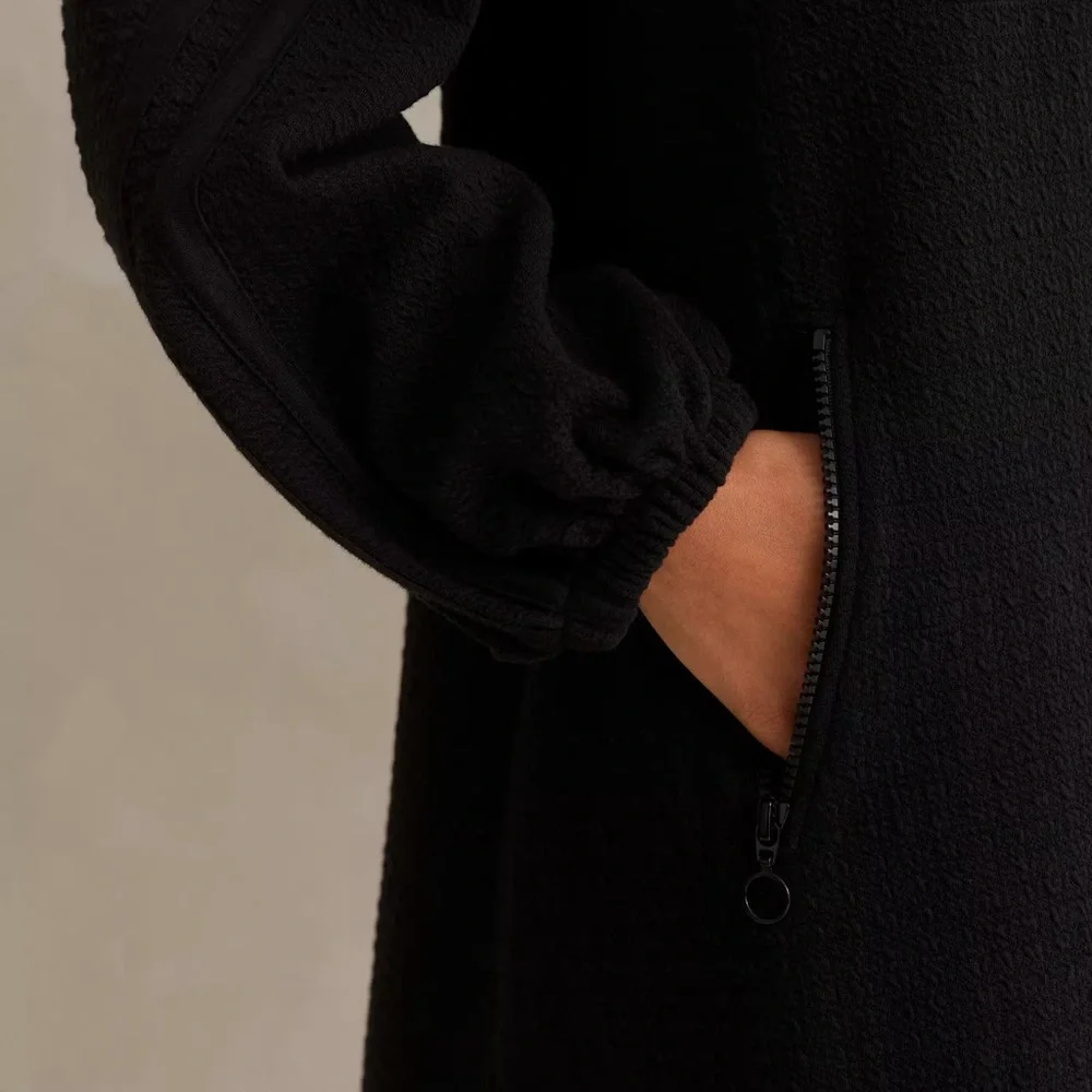 ME+EM Sporty Jacquard Zip Up Swing Dress
Jacquard Ponte Jersey Black Dress - Picture 5 of 7